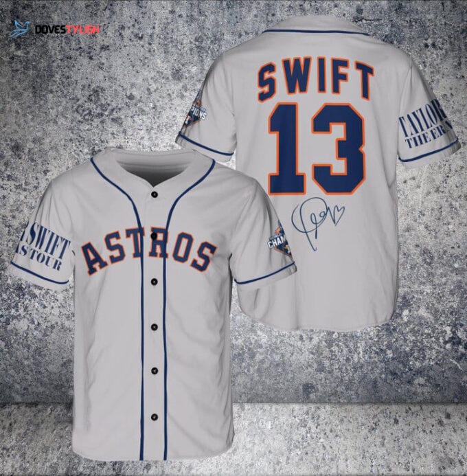 Houston Astros Taylor Swift Fan Baseball Jersey BJ2245