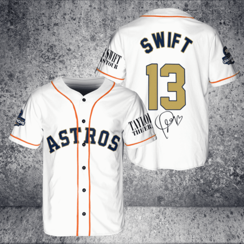 Houston Astros Taylor Swift Fan Baseball Jersey BJ2247