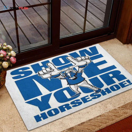 Indianapolis Colts Show Me Foldable Doormat Indoor Outdoor Welcome Mat Home Decor
