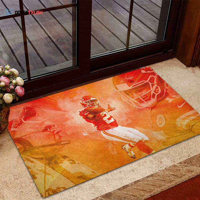 Kansas City Chiefs Team Home Decor 2024 Foldable Doormat Indoor Outdoor Welcome Mat Home Decor
