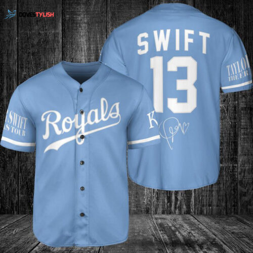 Kansas City Royals Taylor Swift Fan Baseball Jersey BJ2248