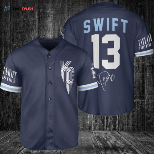 Kansas City Royals Taylor Swift Fan Baseball Jersey BJ2249