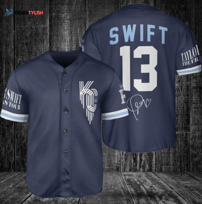 Kansas City Royals Taylor Swift Fan Baseball Jersey BJ2249