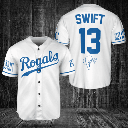 Kansas City Royals Taylor Swift Fan Baseball Jersey BJ2250