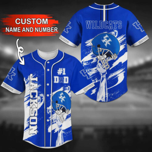 Kentucky Wildcats Personalized Baseball Jersey