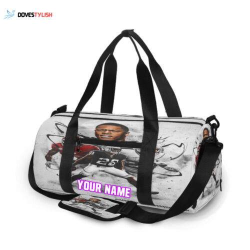 Las Vegas Raiders Players Art Personalized Name Travel Bag Gym Bag