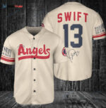 Los Angeles Angels Taylor Swift Fan Baseball Jersey BJ2251