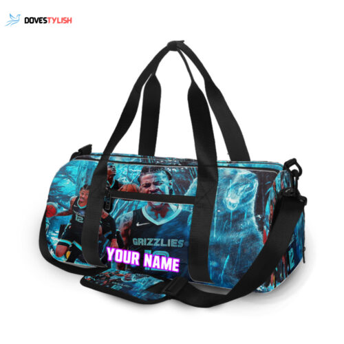 Memphis Grizzlies Ja Morant 12 Unisex Gift Tee 2024Personalized Name Travel Bag Gym Bag