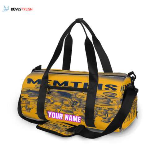 Memphis Grizzlies Team Mem This Personalized Name Travel Bag Gym Bag