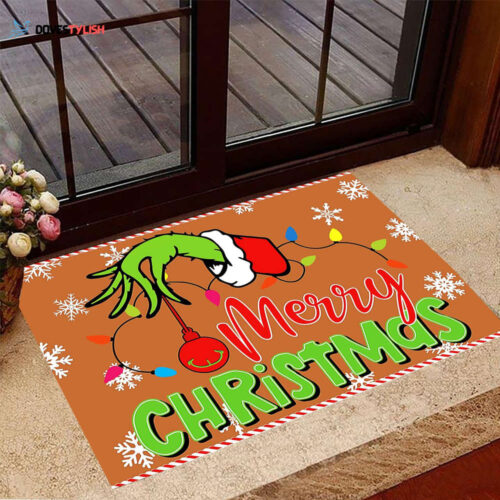 Merry Christmas Doormat Happy Holiday Christmas Indoor Christmas Mat Gift