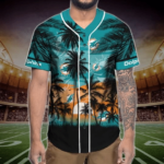 Miami Dolphins Tropical Baseball Jersey