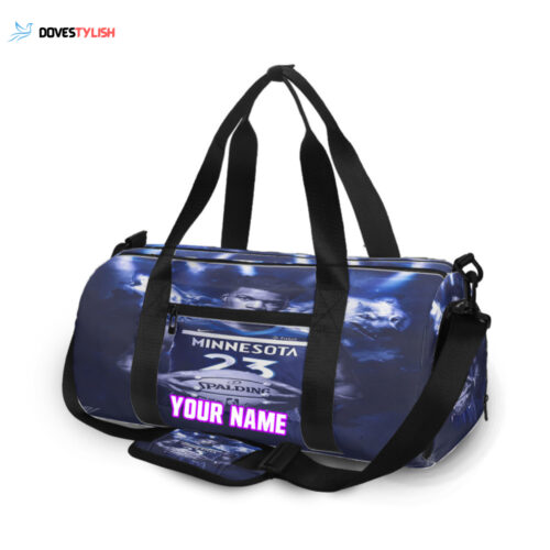 Minnesota Timberwolves 23 Jimmy Butler Unisex Gift Tee 2024Personalized Name Travel Bag Gym Bag