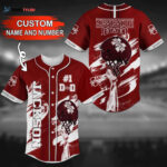 Mississippi State Bulldogs Personalized Baseball Jersey