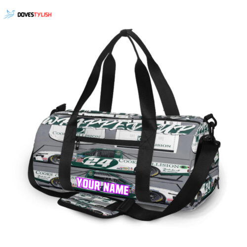 NASCAR GMS Racing Unisex Gift Tee 2024Personalized Name Travel Bag Gym Bag