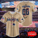 New England Patriots Baseball Jersey Gucci NFL Custom For Fans BJ2215