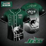 New York Jets Personalized Baseball Jersey