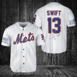 New York Mets Taylor Swift Fan Baseball Jersey BJ2259