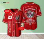 Ohio State Buckeyes Personalized Baseball Jersey