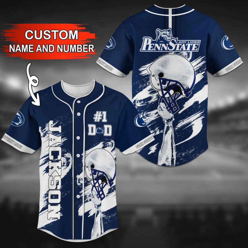 Penn State Nittany Lions Personalized Baseball Jersey