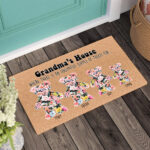 Personalized Grandma’s House Where There Is An Unlimited Supply Of Treats For Doormat, Funny Family Home Decor Doormat