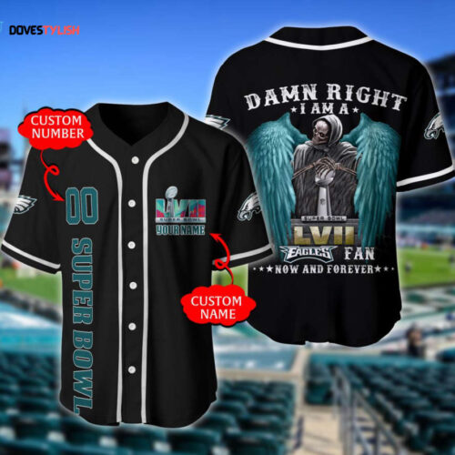 Philadelphia Eagles 2023 Personalized Baseball Jersey