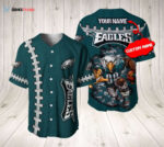 Philadelphia Eagles Personalized Baseball Jersey