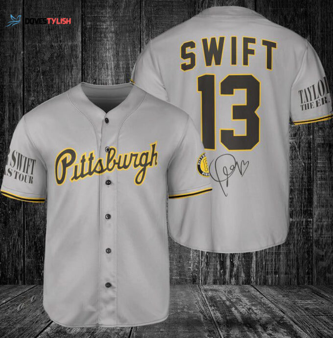 Pittsburgh Pirates Taylor Swift Fan Baseball Jersey BJ2264