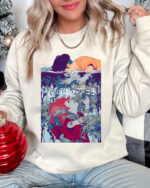Ponyo & Sosuke Gift For Couple Anime Movie Sweatshirt T-shirt Hoodie Unisex Gift Tee 2024