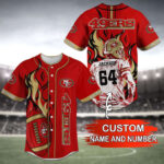 San Francisco 49ers Baseball Jersey Personalized 2023 BJ0335