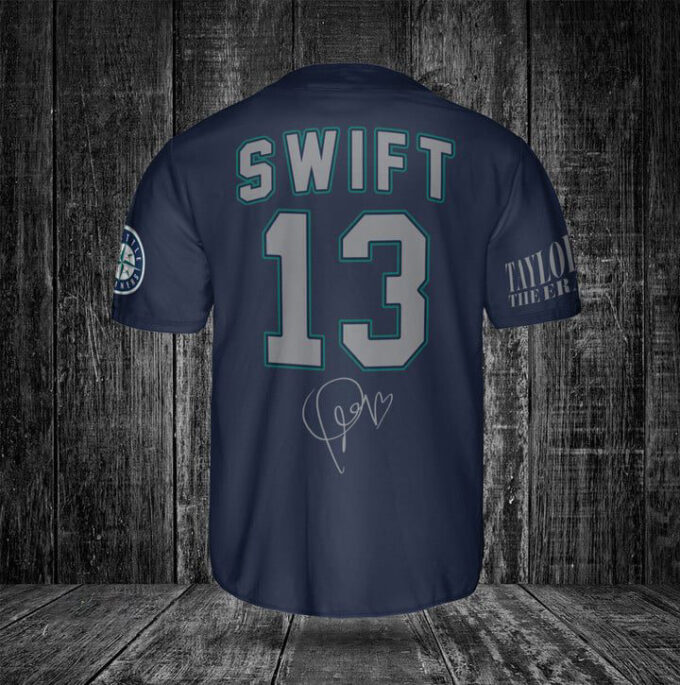 Seattle Mariners Taylor Swift Fan Baseball Jersey BJ2268