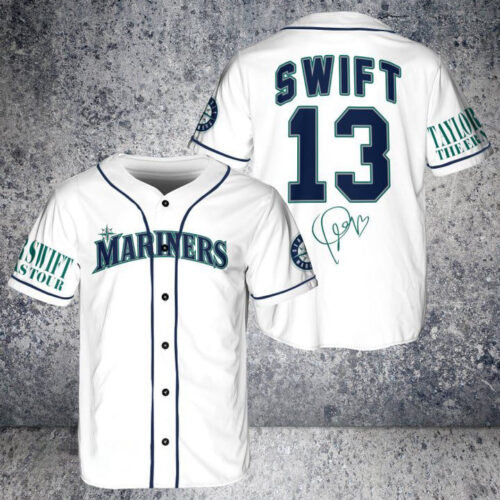 Seattle Mariners Taylor Swift Fan Baseball Jersey BJ2269