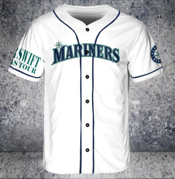 Seattle Mariners Taylor Swift Fan Baseball Jersey BJ2269