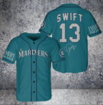 Seattle Mariners Taylor Swift Fan Baseball Jersey BJ2270