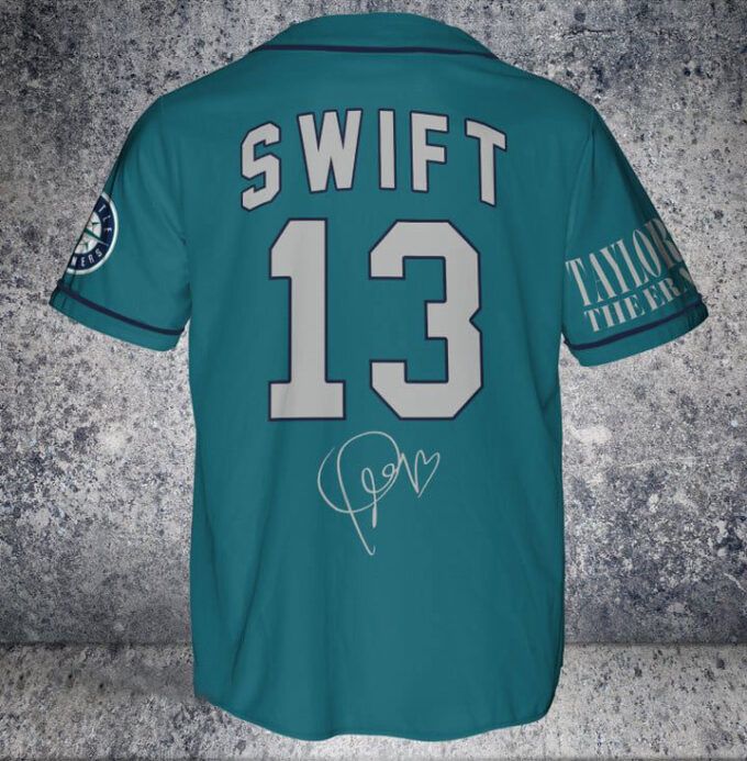 Seattle Mariners Taylor Swift Fan Baseball Jersey BJ2270