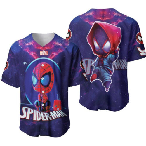 Spider Man No Way Home High School Student Superhero Saving Multiverse Designed Allover Gift For Spider Man Fans Baseball Jersey