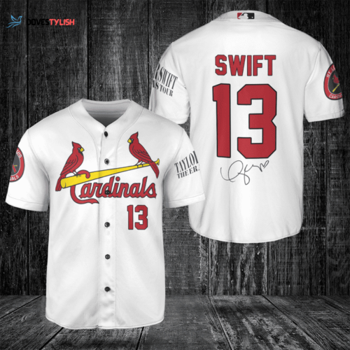 St. Louis Cardinals Taylor Swift Fan Baseball Jersey BJ2271