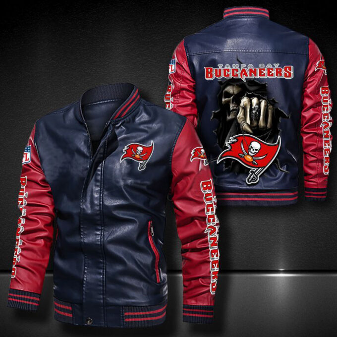 Tampa Bay Buccaneers Leather Bomber Jacket