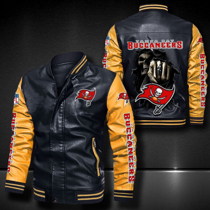 Tampa Bay Buccaneers Leather Bomber Jacket