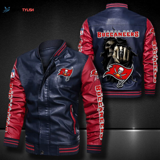 Tampa Bay Buccaneers Leather Bomber Jacket