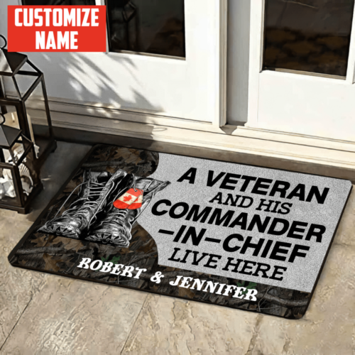 Tmarc Tee Canadian Veteran Doormat