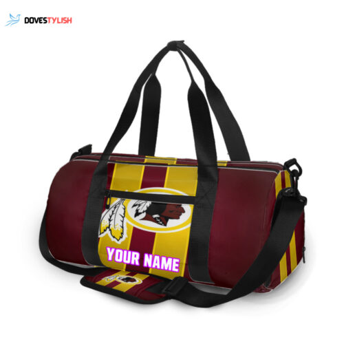 Washington Football Team Red Unisex Gift Tee 2024Personalized Name Travel Bag Gym Bag