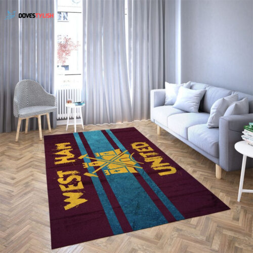 West Ham United Carpet Living Room Rugs Doormat 13
