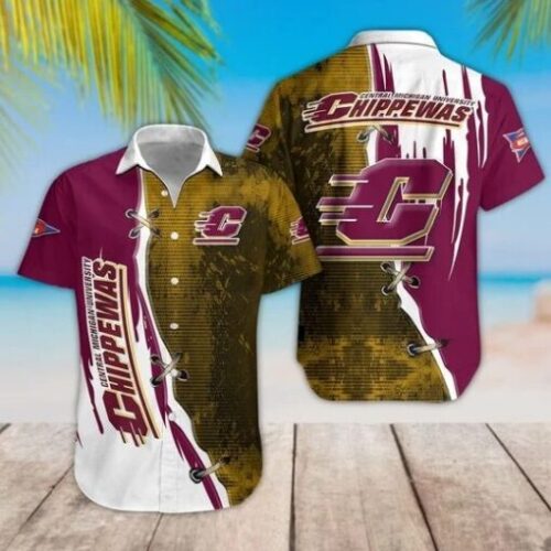 Central Michigan Chippewas Hawaii Shirt Gift For Men And Women
