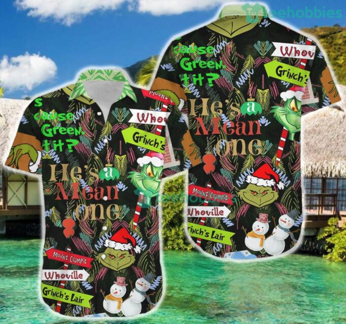 Grinch Hawaii Shirt Gift For Men And Women