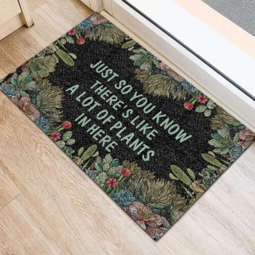 A Lot Of Plants In Here Succulent Doormat