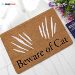 Be Ware Of Cat Doormat VA
