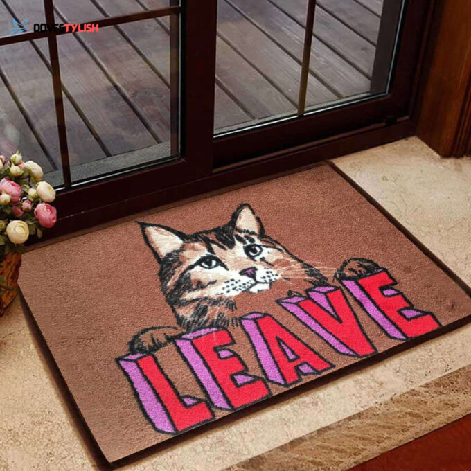 Leave cat doormat VA, Welcome Doormat, Front Doormat