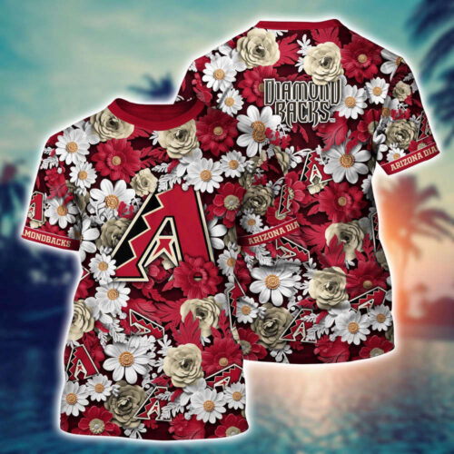 MLB Arizona Diamondbacks 3D T-Shirt Sunset Slam Serenade For Fans Sports