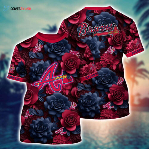 MLB Cleveland Indians 3D T-Shirt Chic in Aloha For Fans Sports