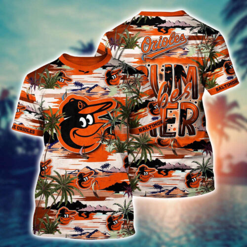 MLB Baltimore Orioles 3D T-Shirt Aloha Grand Slam For Fans Sports